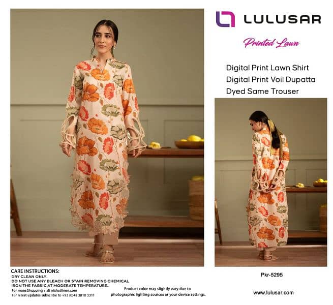 LULUSAR Lawn 3 Piece 5