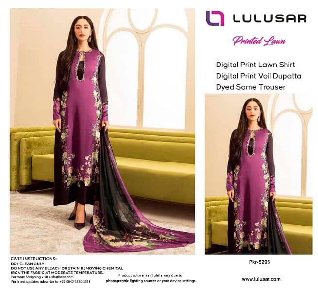 LULUSAR Lawn 3 Piece 8