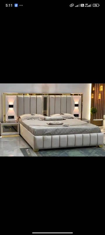 luxury style brand new bed set high quality and classic finishing 3