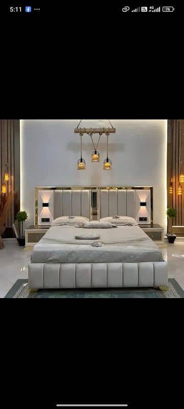 luxury style brand new bed set high quality and classic finishing 4