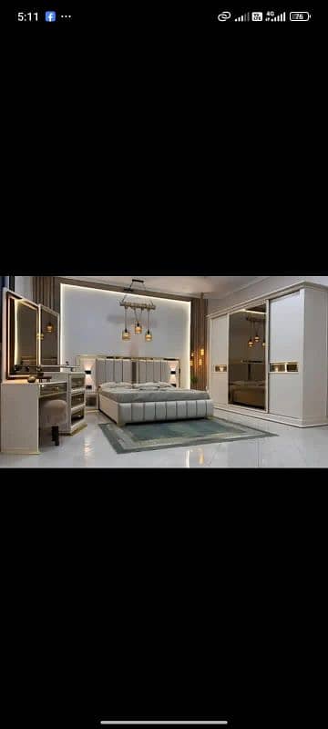 luxury style brand new bed set high quality and classic finishing 5