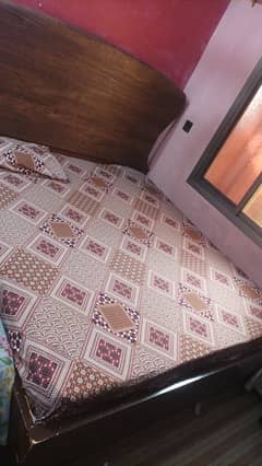 Bed with Wodrobe Complete Urgent sale