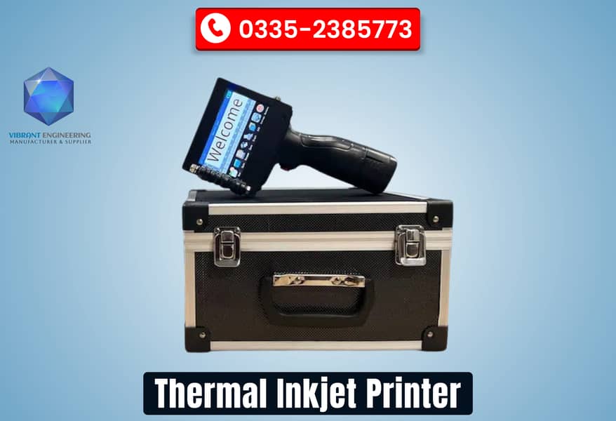 Thermal Inkjet Printer | Expiry Date Printing, Packing Sealing Machine 0