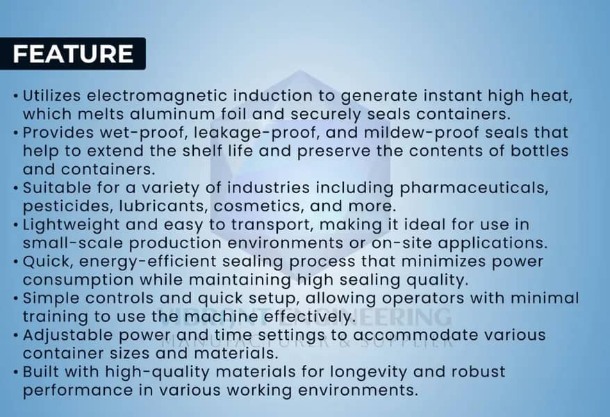 Induction Sealing Machine |  foil jar Induction sealer Packing Machine 2