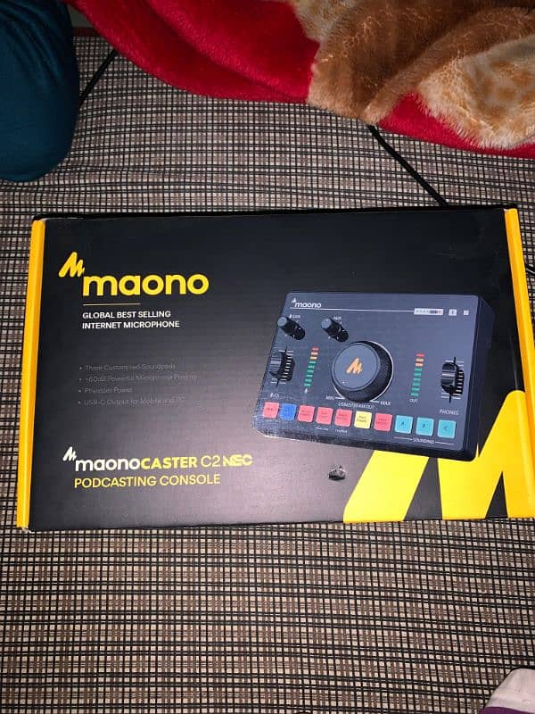 Maono caster c2 neo podcasting console/mixer 0