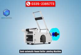 Semi-automatic Round Bottle Labeling Machine