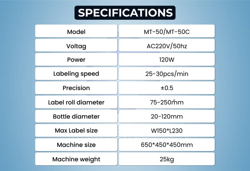 Semi-automatic Round Bottle Labeling Machine 2