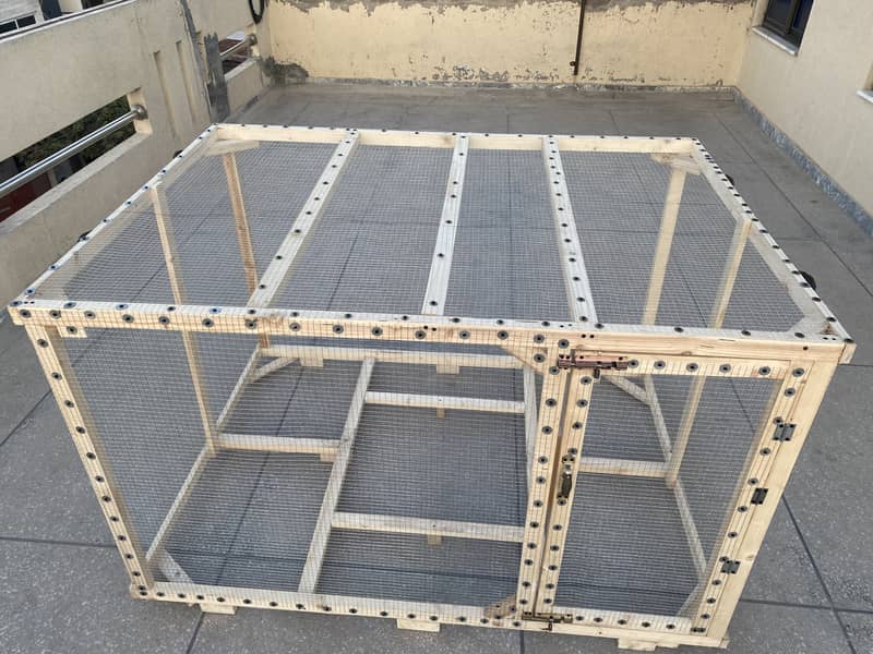 Big cage for hens untouch 12