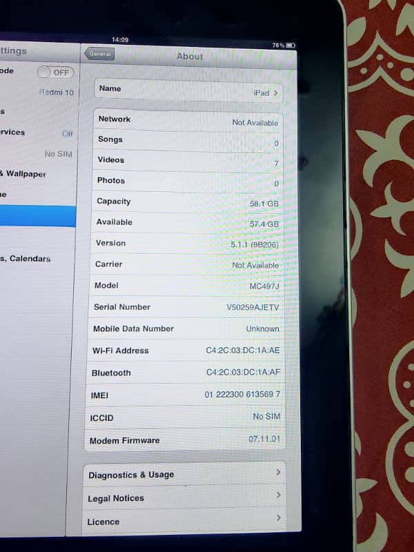 apple ipad 64gb sim wala 4