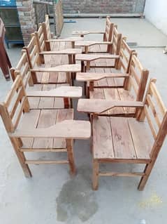 wooden school chairs