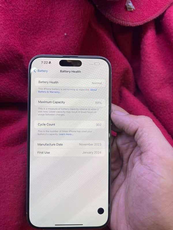 i phone 15 pro max factory unlock singal plus e sim wala Non PTA 7