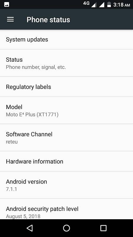 Moto e4 plus 4