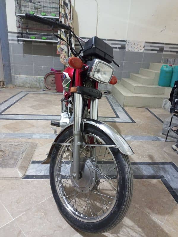 honda cg125 model 2023 red color 1