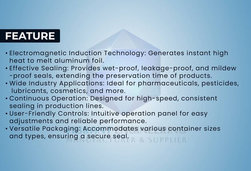 Continuous Induction Sealing Machine |Aluminium Foil Sealer & Packing 3