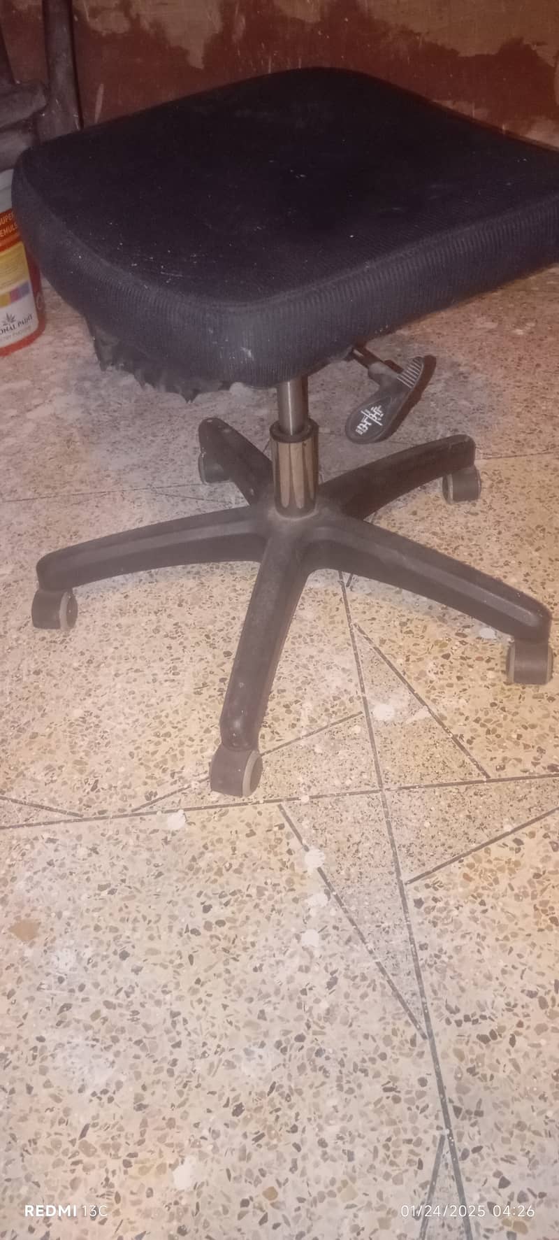 Office chair base with adjustment 1