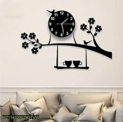 Tree Design Analogue Wall Clock