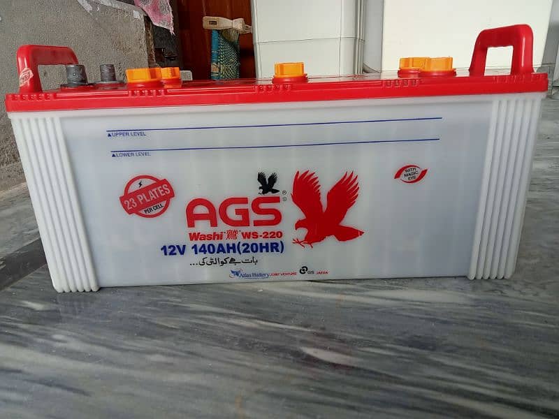 AGS 23 Plates Battery only 6 month use 3