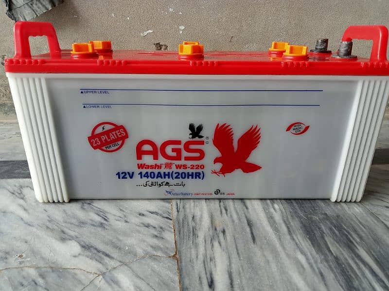 AGS 23 Plates Battery only 6 month use 9