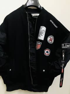 Black oversized baggy jacket