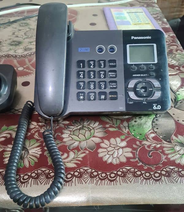 Panasonic Telephone 2 line good Condition for Sale in reasonable price 1