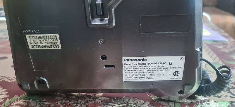 Panasonic Telephone 2 line good Condition for Sale in reasonable price 9