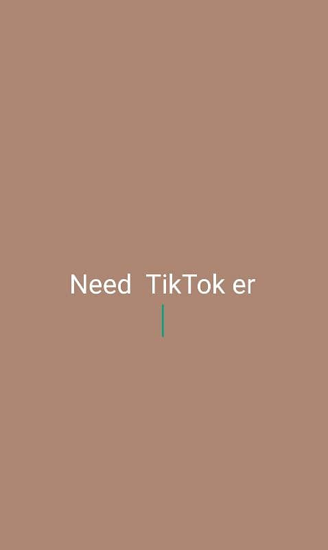 TikTokor male and female service 0