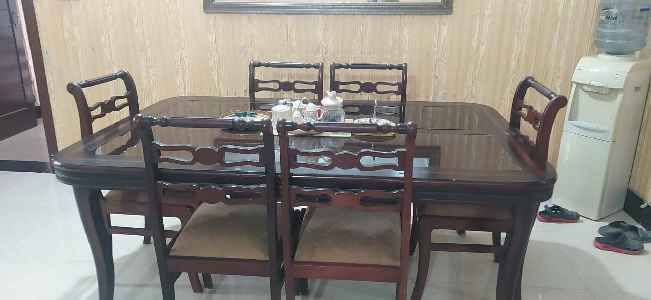 Dining Table with 6 Dining Chairs for Sale 1