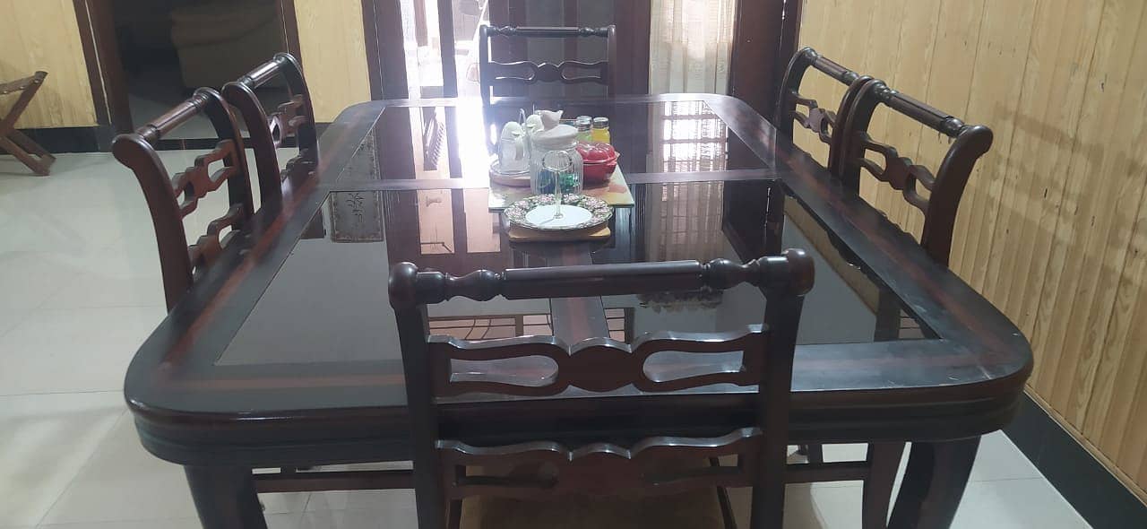 Dining Table with 6 Dining Chairs for Sale 3