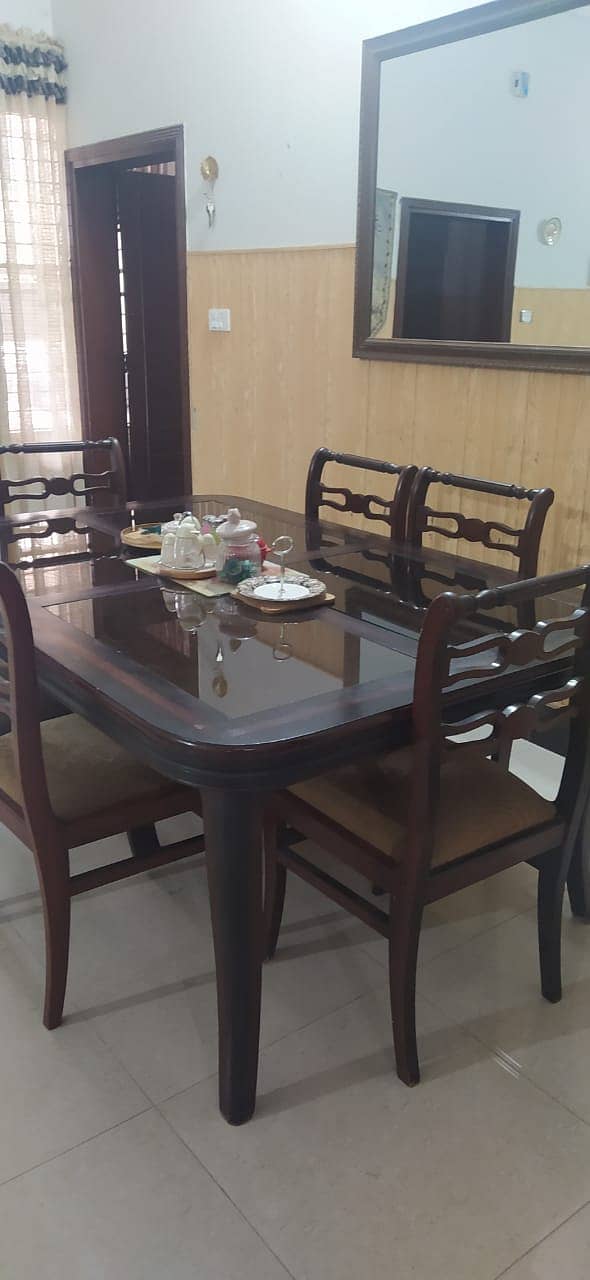 Dining Table with 6 Dining Chairs for Sale 4