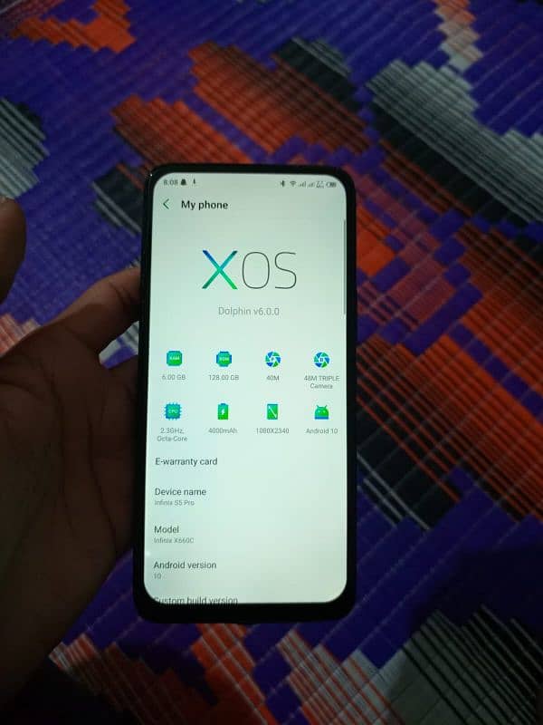 Infinix s5pro 6gb 128gb only mobile 4