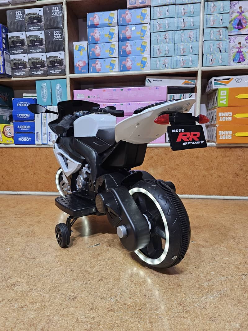 White Electric Bike for Kids 2