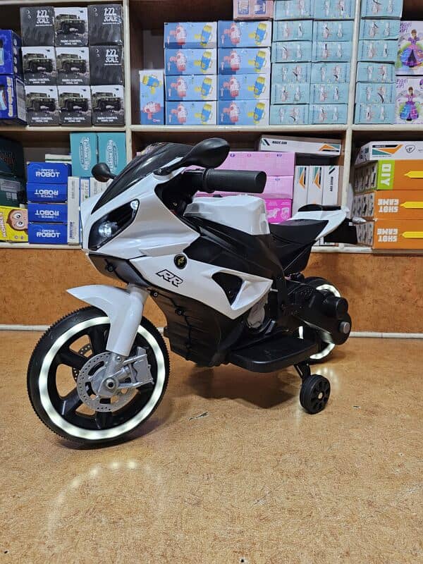 White Electric Bike for Kids 3