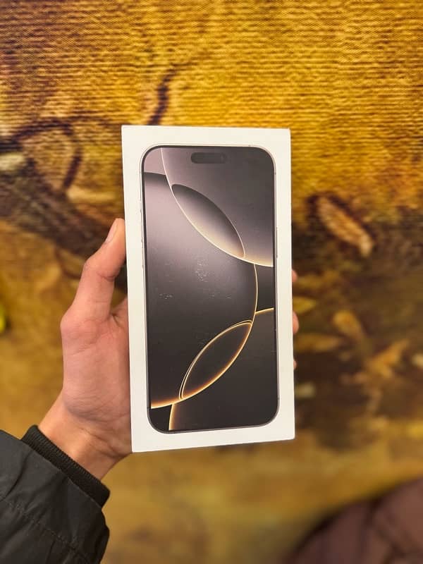 IPhone 16Pro Max 256GB Natural Non PTA Non Active Box Packed 1