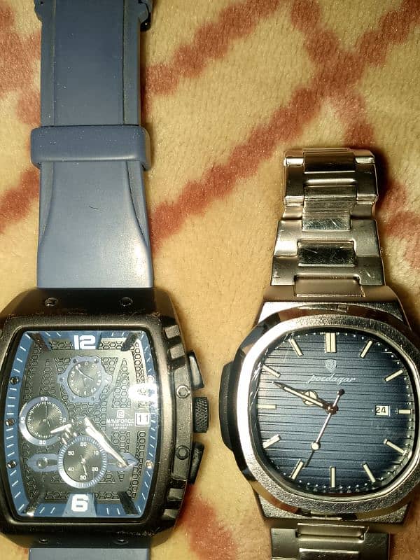 NAVI FORCE AND POEDAGAR WATCH  SLIGHTLY USED BRANDED WATCHES 1