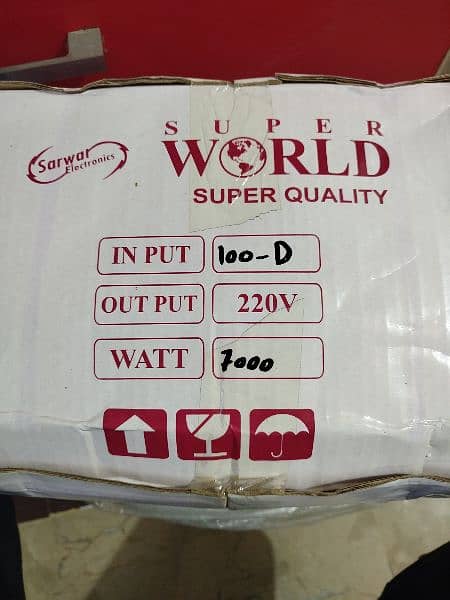 Super world Automatic voltage stabilizer 6