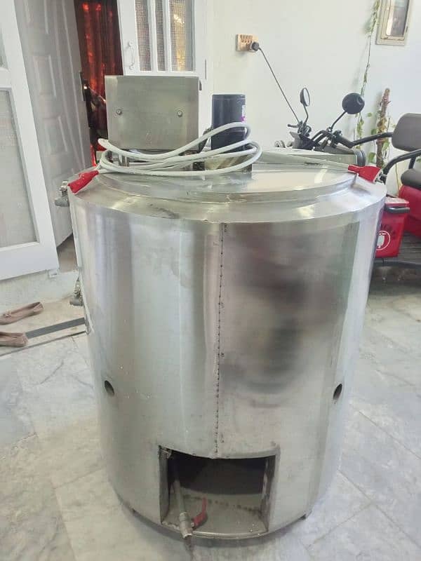 Electric milk boiler. 6