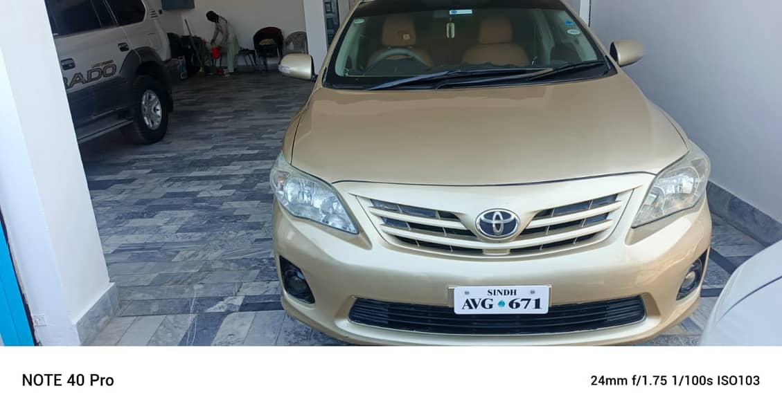 I'm selling *Toyota Corolla GLI 2011* Car for sale"""Which is in excel 1