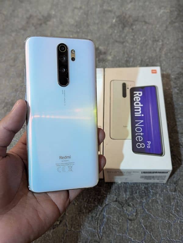 Redmi Note 8 Pro With Box charger 0