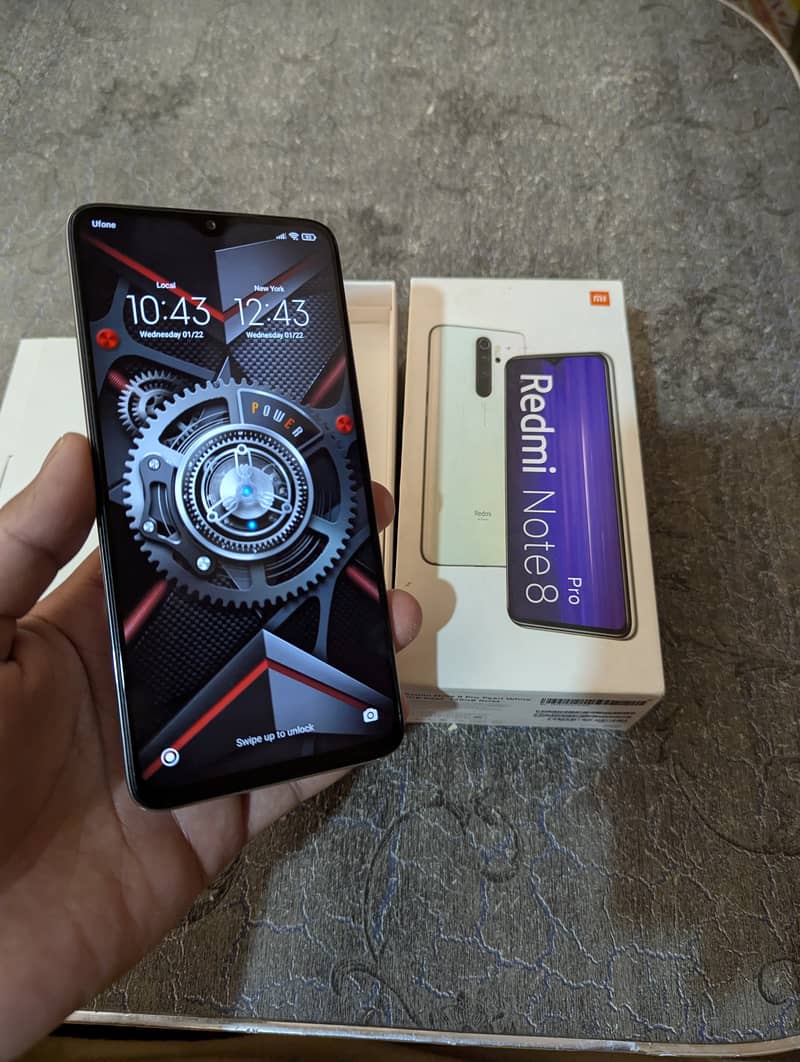 Redmi Note 8 Pro With Box charger 2