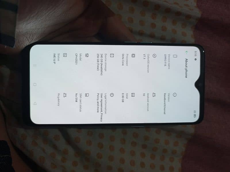 oppo f15 8gb 256gb dual sim 4g pta approve read ad 2