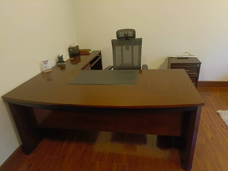 interwood executive table | table | excutive chair | office table 1