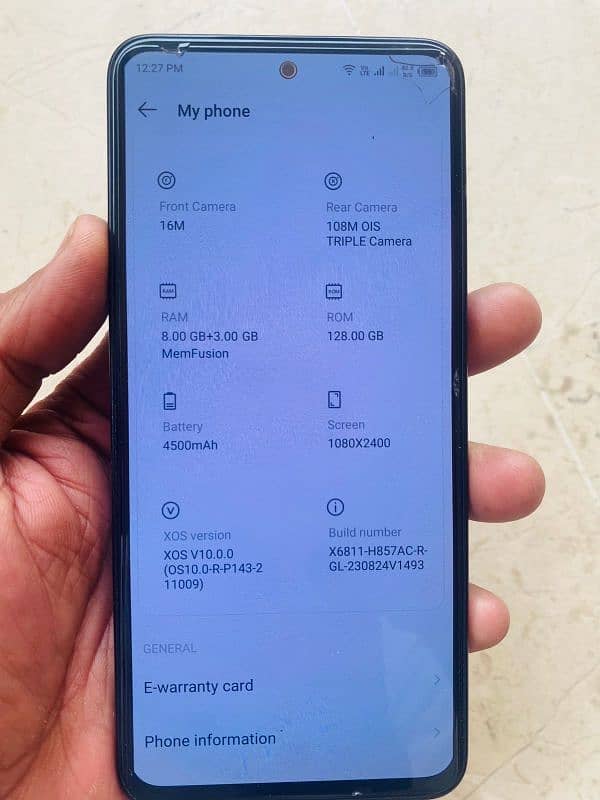 Infinix zero x pro  in excellent condition 4