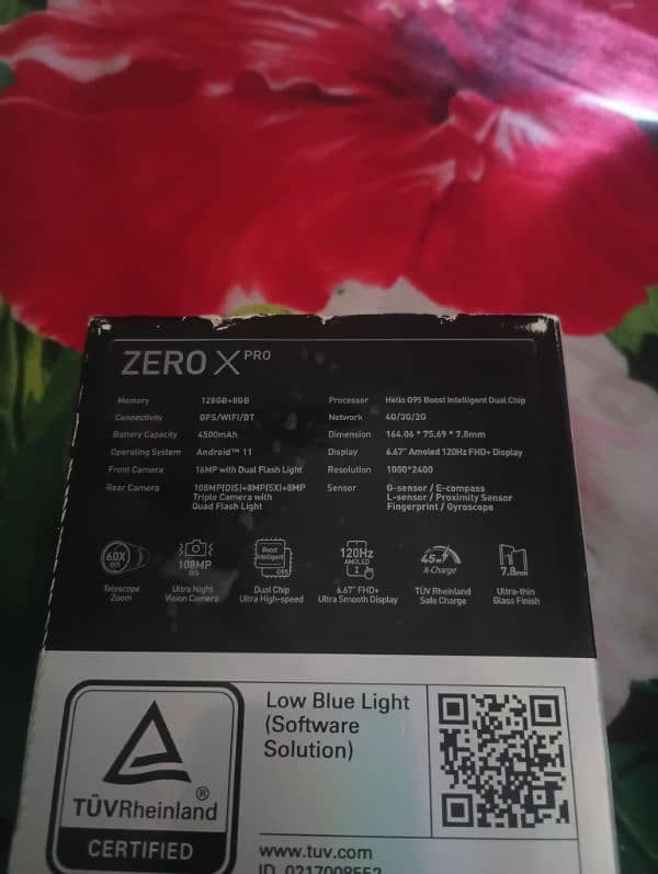 Infinix zero x pro  in excellent condition 6