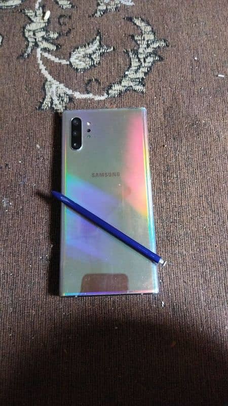 Galaxy Note 10+ 5G dual sim 12/256  sim aporvd minor dot glass crack 2