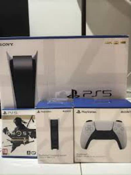 ps5 game PlayStation Sony with two controller complete box 0