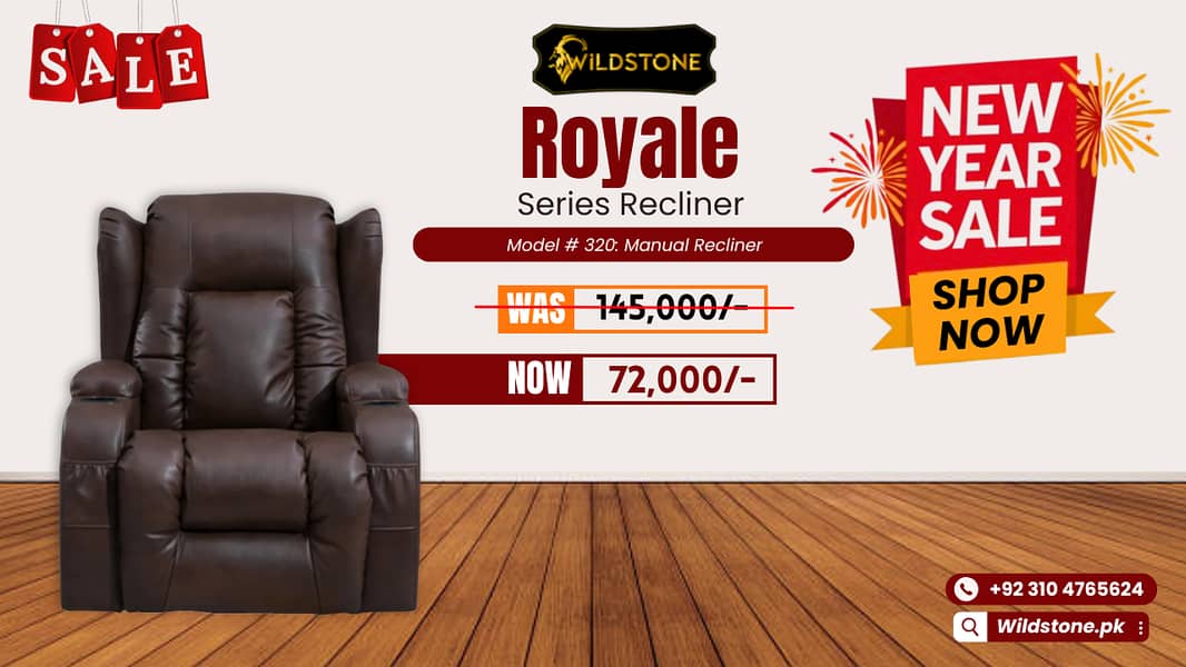 Recliners Royale Series - Sofa Recliner - Sofa - Recliners Sofa 0