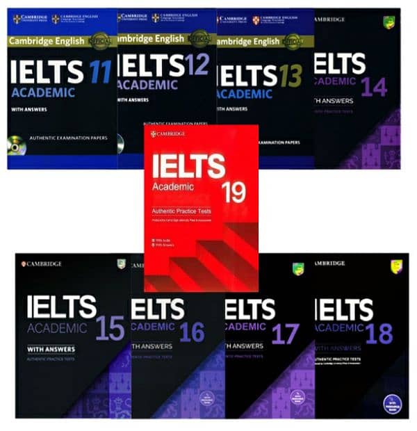 IELTS Academic Training 11 to 19 Nine Books set+ Makkar IELTS SPEAKING 0