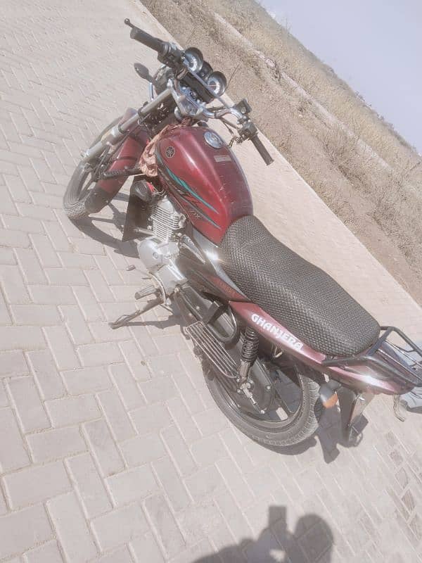 Yamaha ybz dx red colour 22/2023 all punjab register  03039836896 2