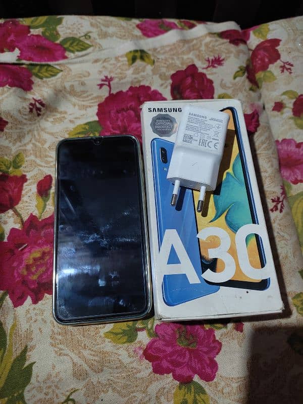 Samsung A30 With Box And Original Charger 1