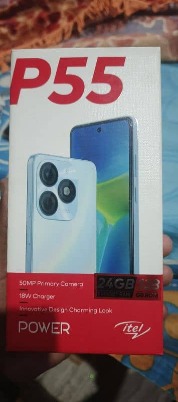 ITEL P55 8GB 128GB with COMPLITE BOX 1